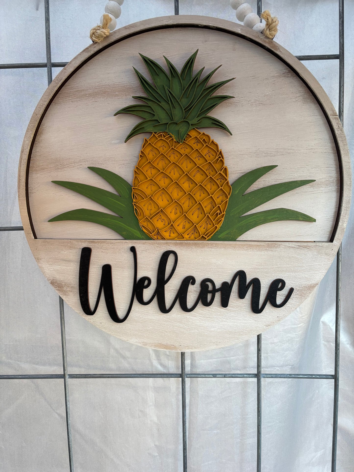 Pineapple Insert for Welcome Sign
