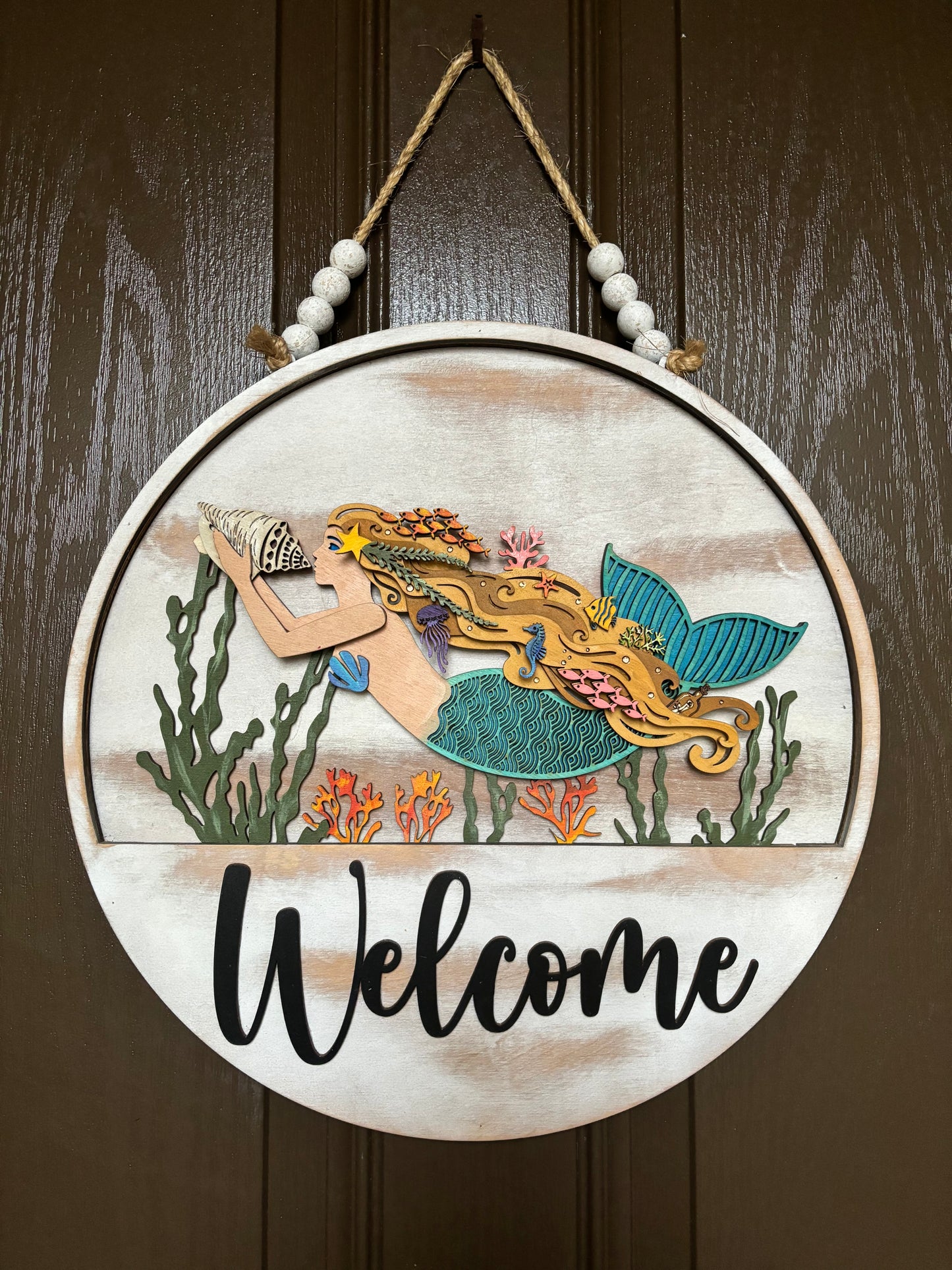 Mermaid Mandela Insert for Welcome Sign