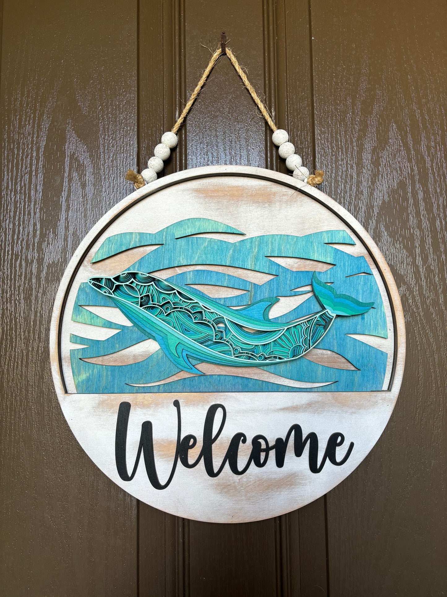 Dolphin Mandela Insert for Welcome Sign