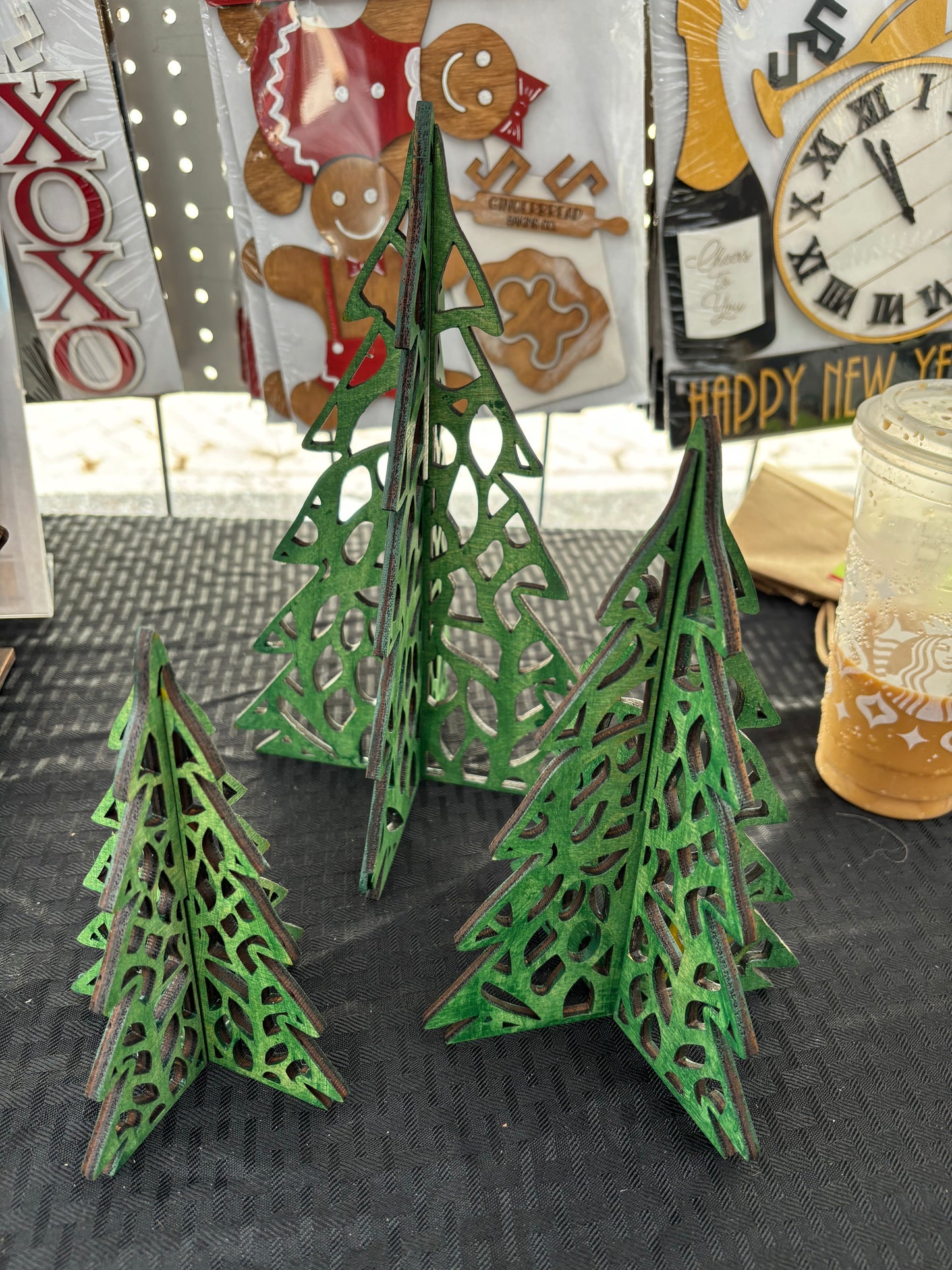 Christmas: Set of Three Christmas Trees