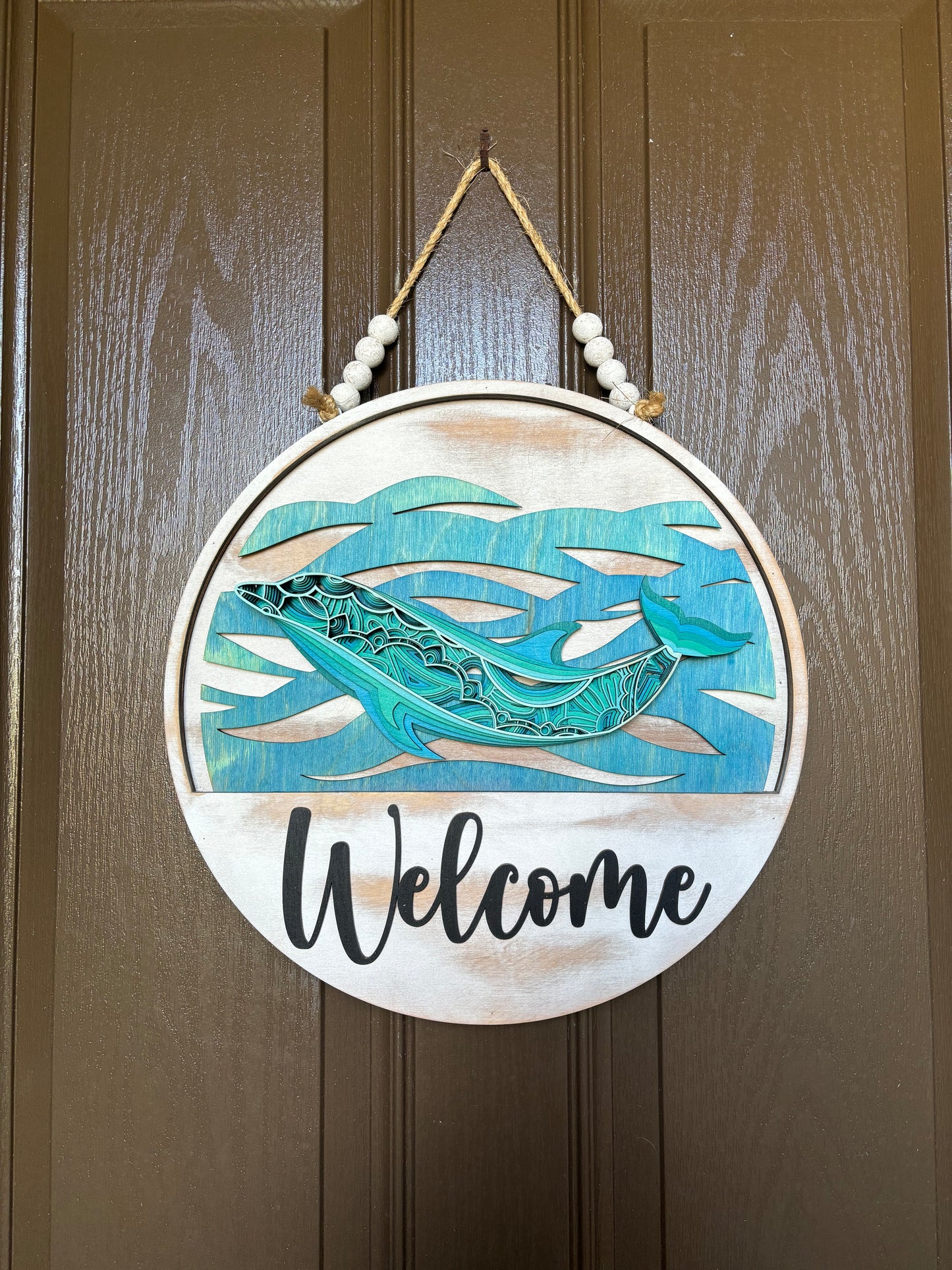 Dolphin Mandela Insert for Welcome Sign