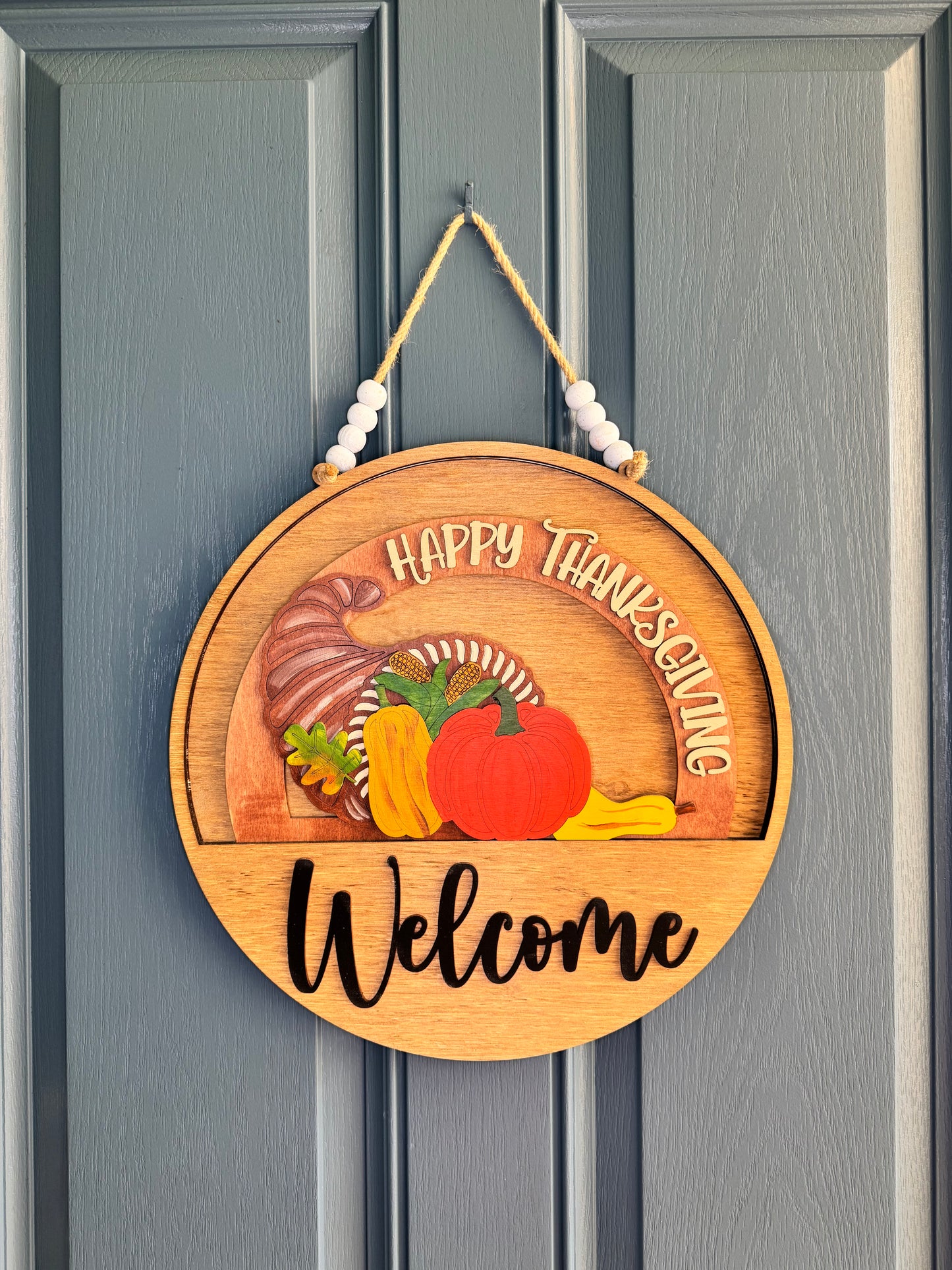 Happy Thanksgiving Insert for Welcome Sign