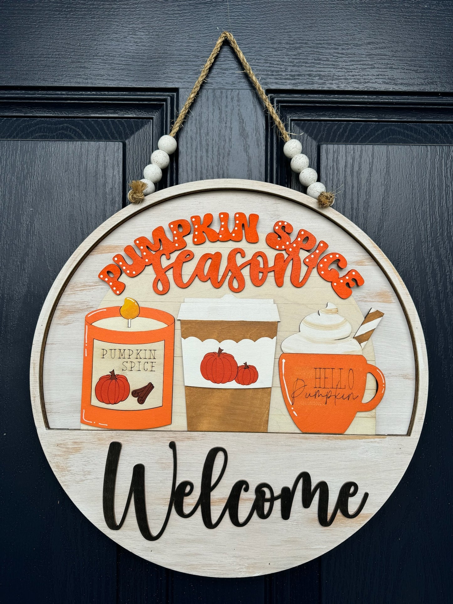 Pumpkin Spice Season Insert for Welcome Sign