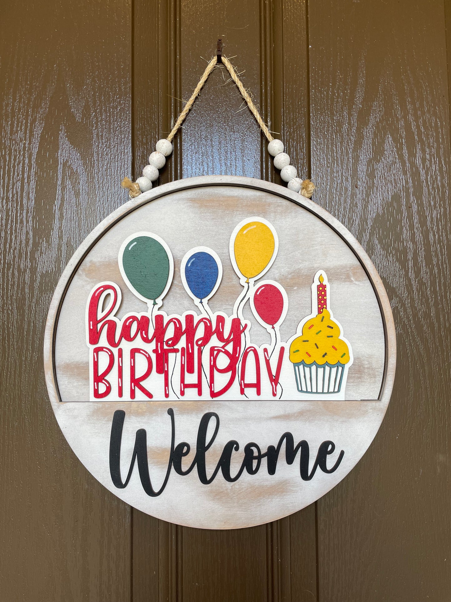Happy Birthday Insert for Welcome Sign