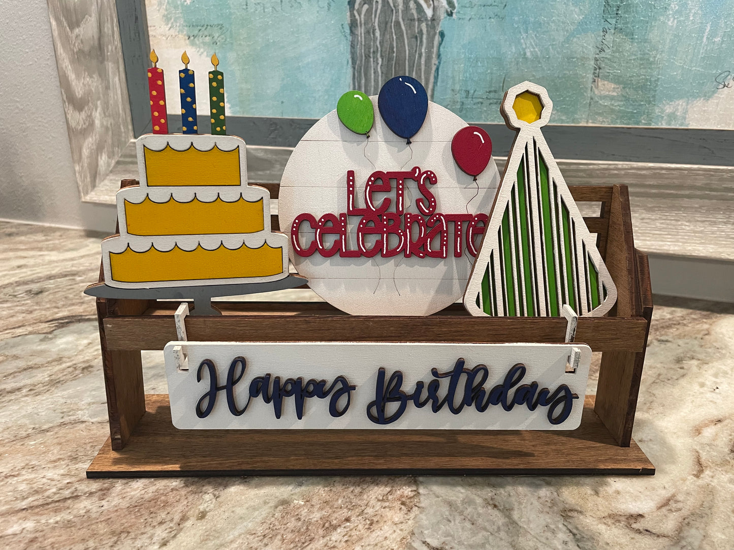 Happy Birthday Insert for Wagon