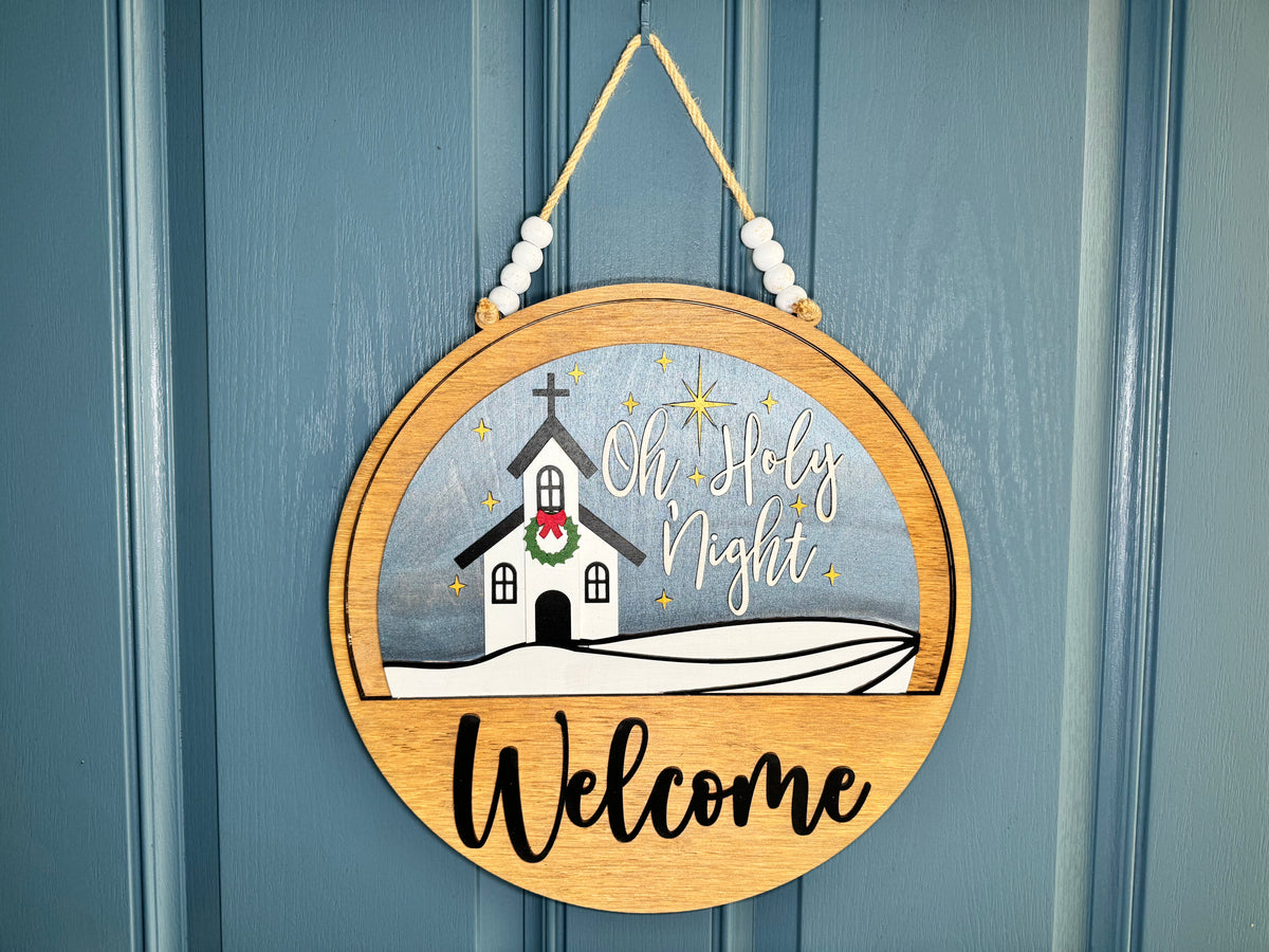 Christmas: Oh Holy Night Insert for Welcome Sign