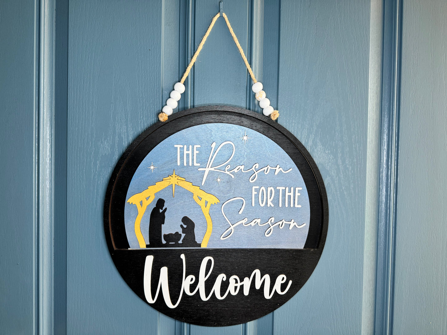 Christmas: Reason for the Season Insert for Welcome Sign
