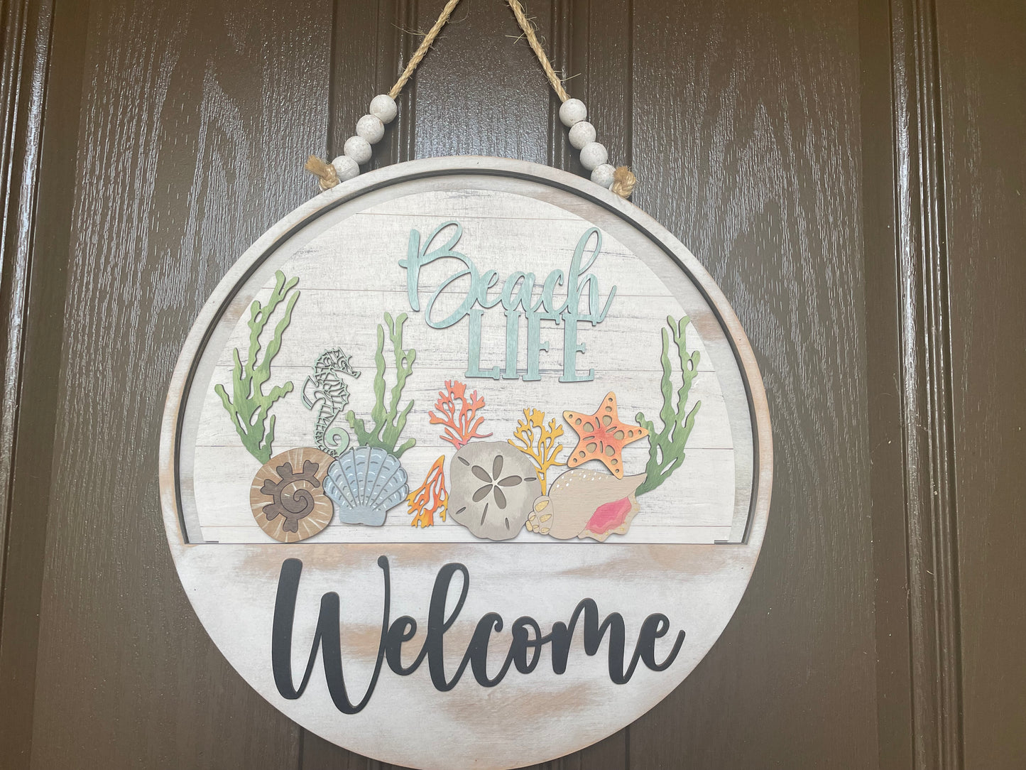 Beach Life Insert for Welcome Sign