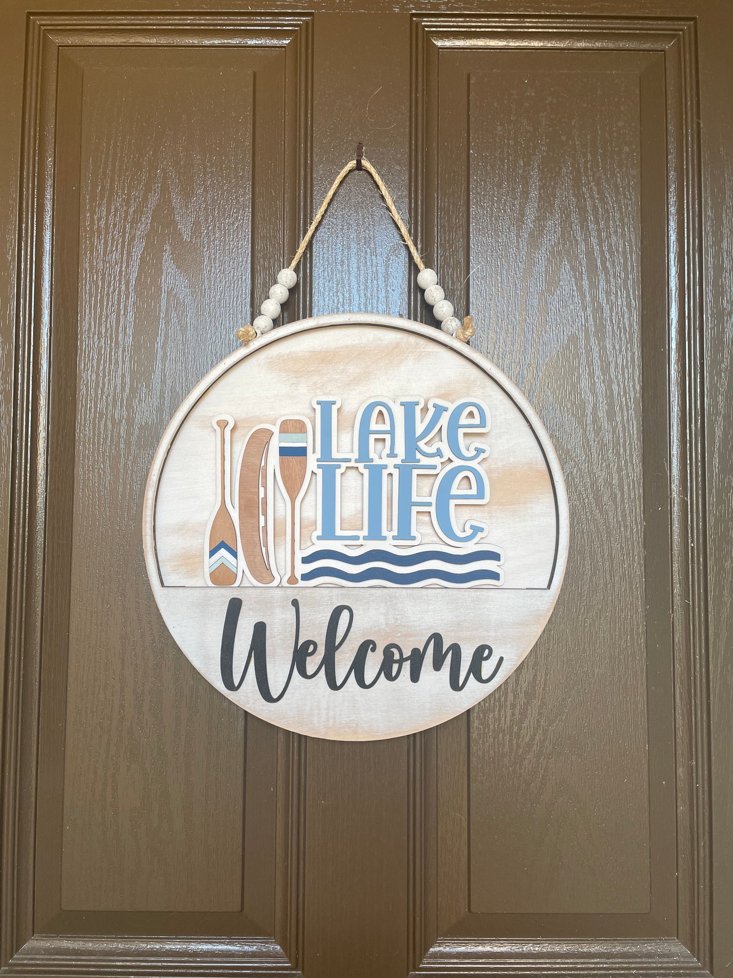 Lake Life Insert for Welcome Sign