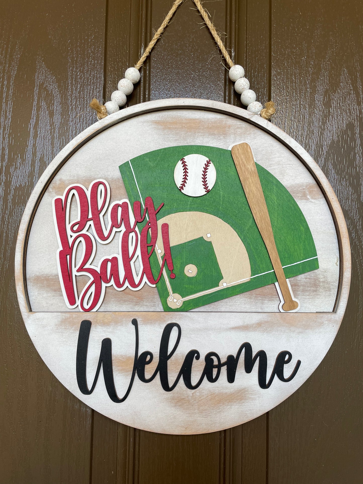 Baseball Insert for Welcome Sign