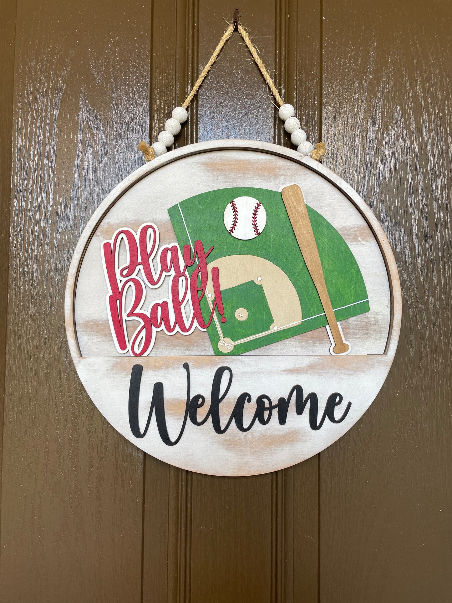 Baseball Insert for Welcome Sign