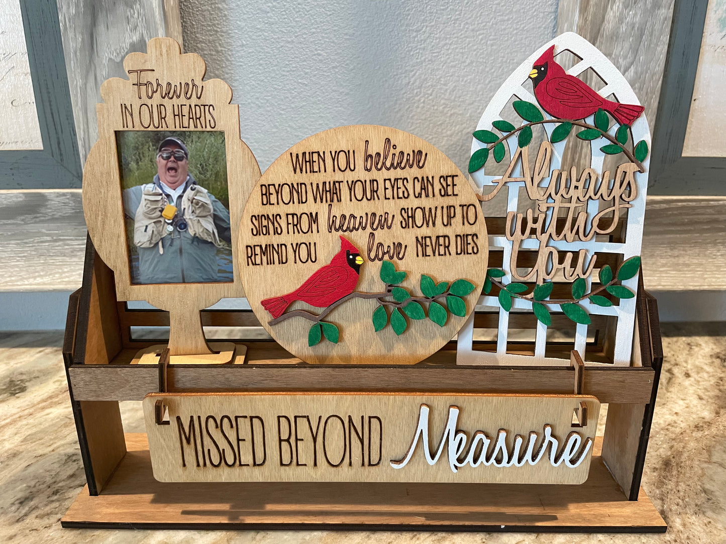 Missed Beyond Measure Remembrance Insert for Wagon or Bench