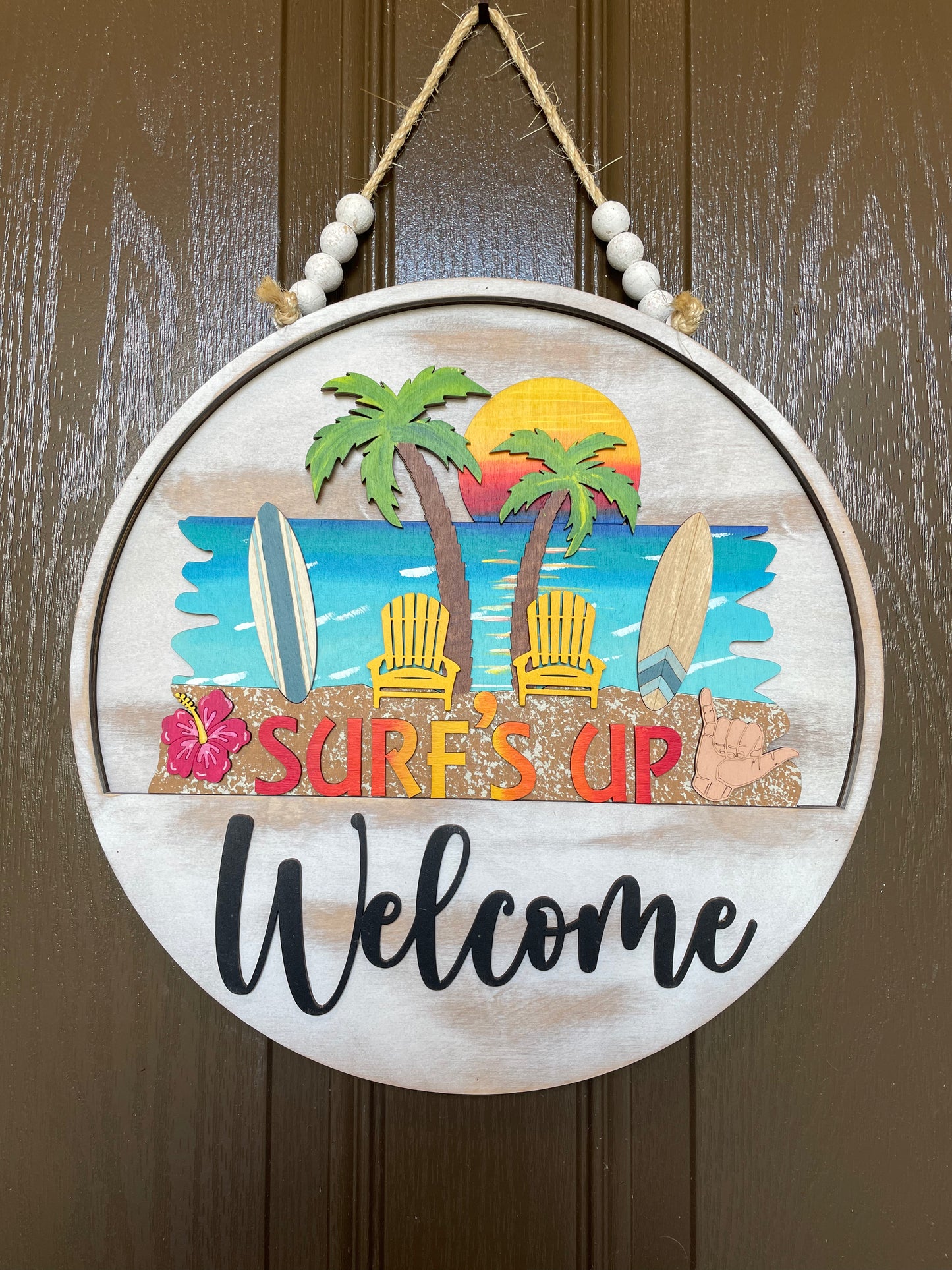 Surf’s Up Insert for Welcome Sign
