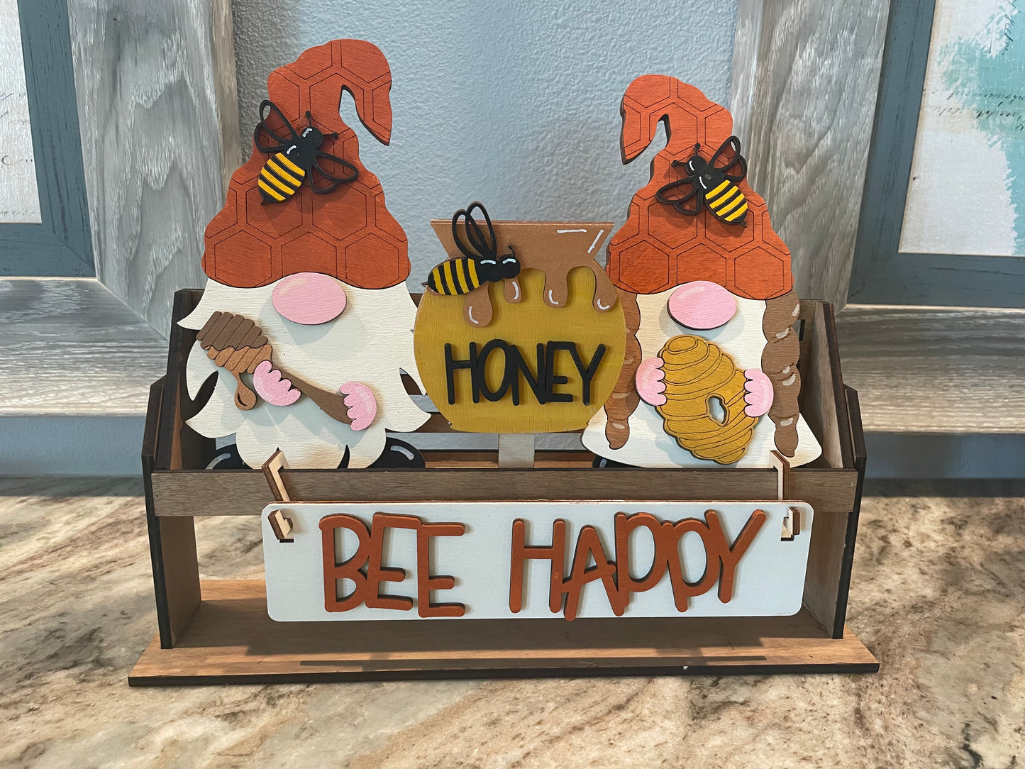Bee Honey Gnomes Insert for Wagon