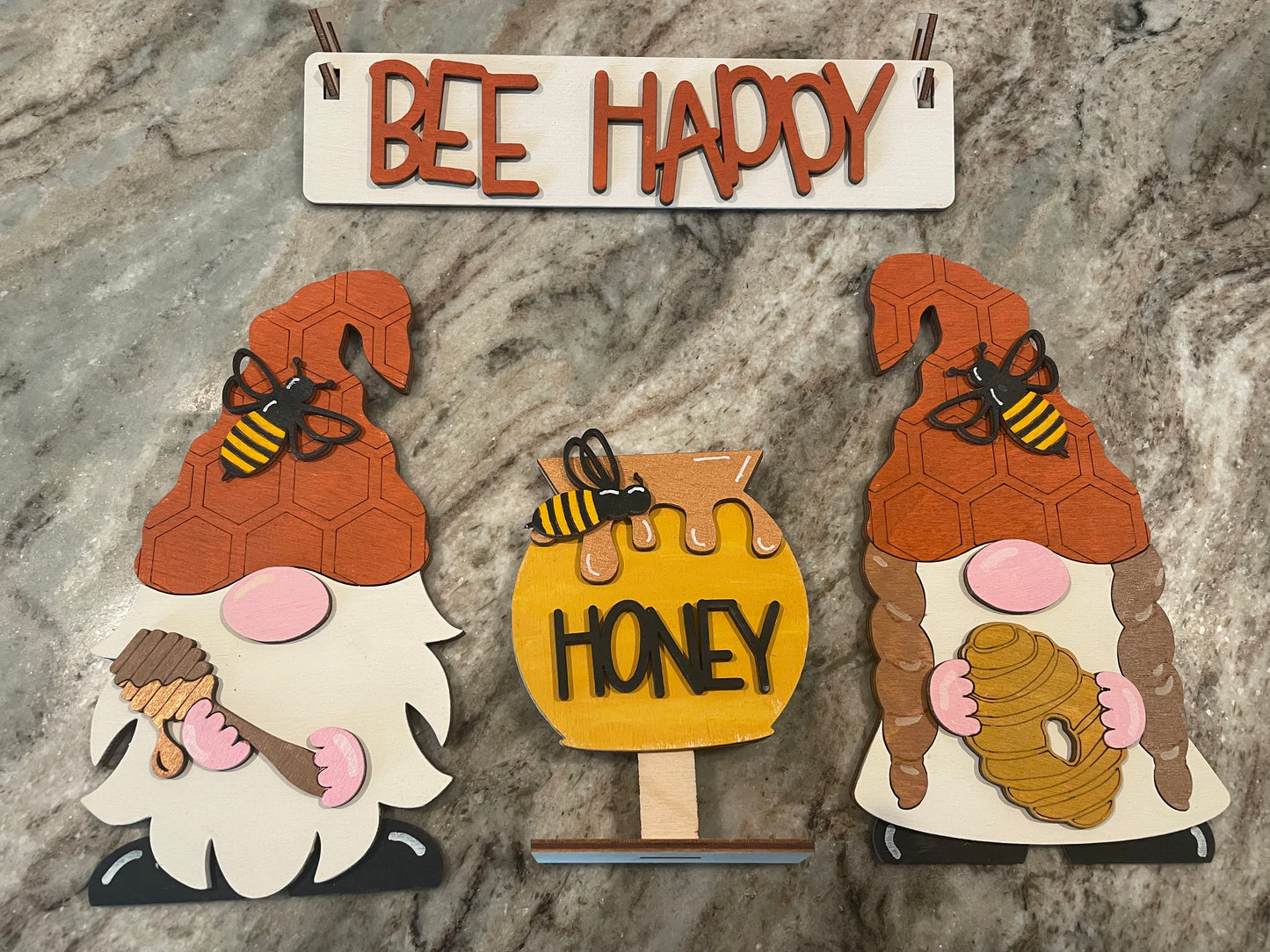 Bee Honey Gnomes Insert for Wagon