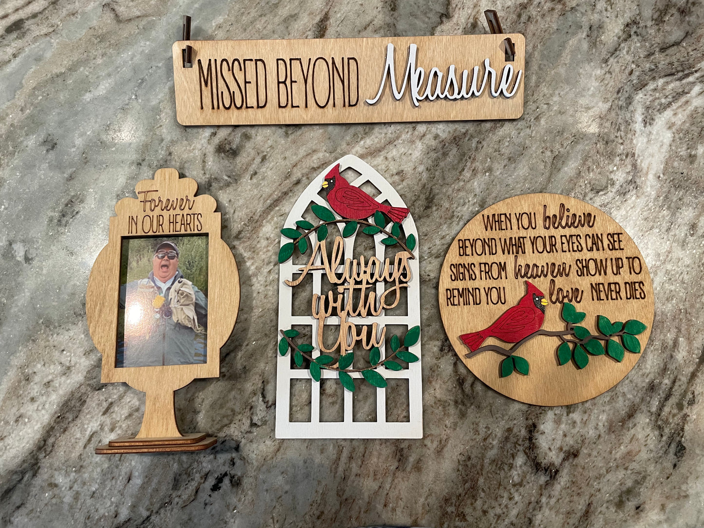 Missed Beyond Measure Remembrance Insert for Wagon or Bench