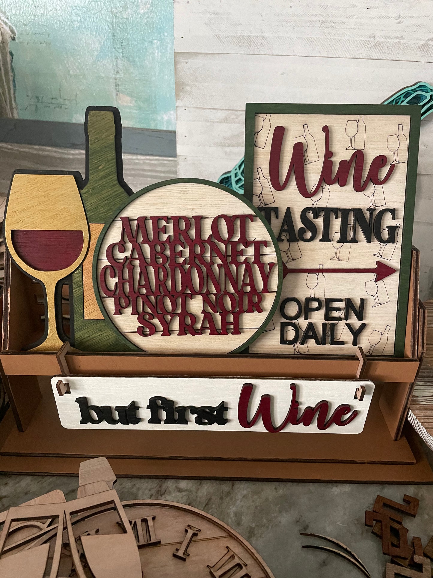 Wine Tasting Insert for Wagon