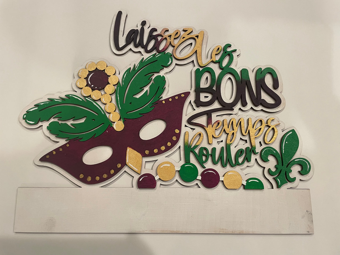 Mardi Gras! Let the Good Times Roll! Insert for Welcome Sign