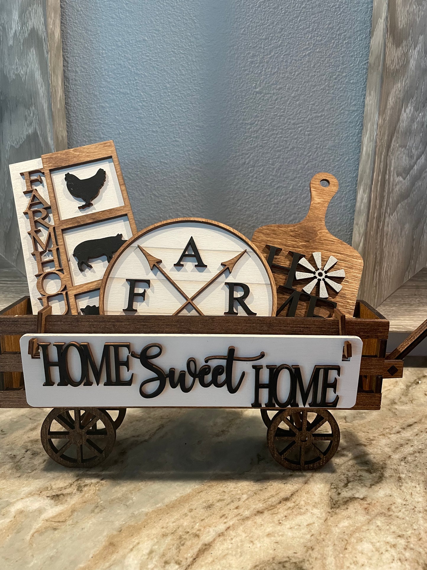 Home Sweet Home Farmhouse Insert for Wagon