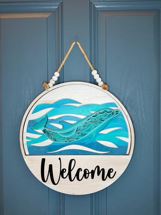 Dolphin Mandela Insert for Welcome Sign