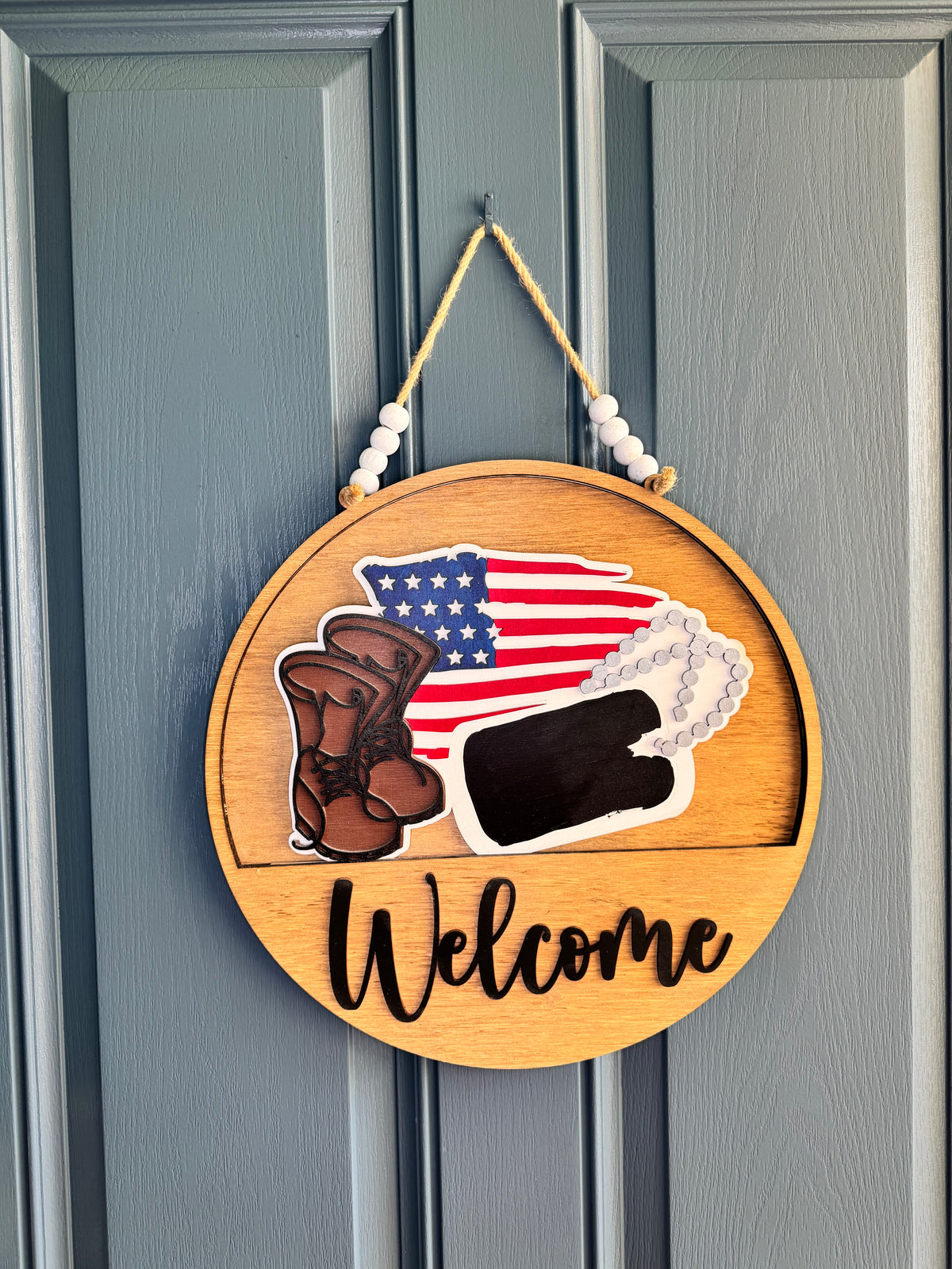 Military Insert for Welcome Sign (Army, Navy, Air Force, Marines, Coast Guard, Space Force)