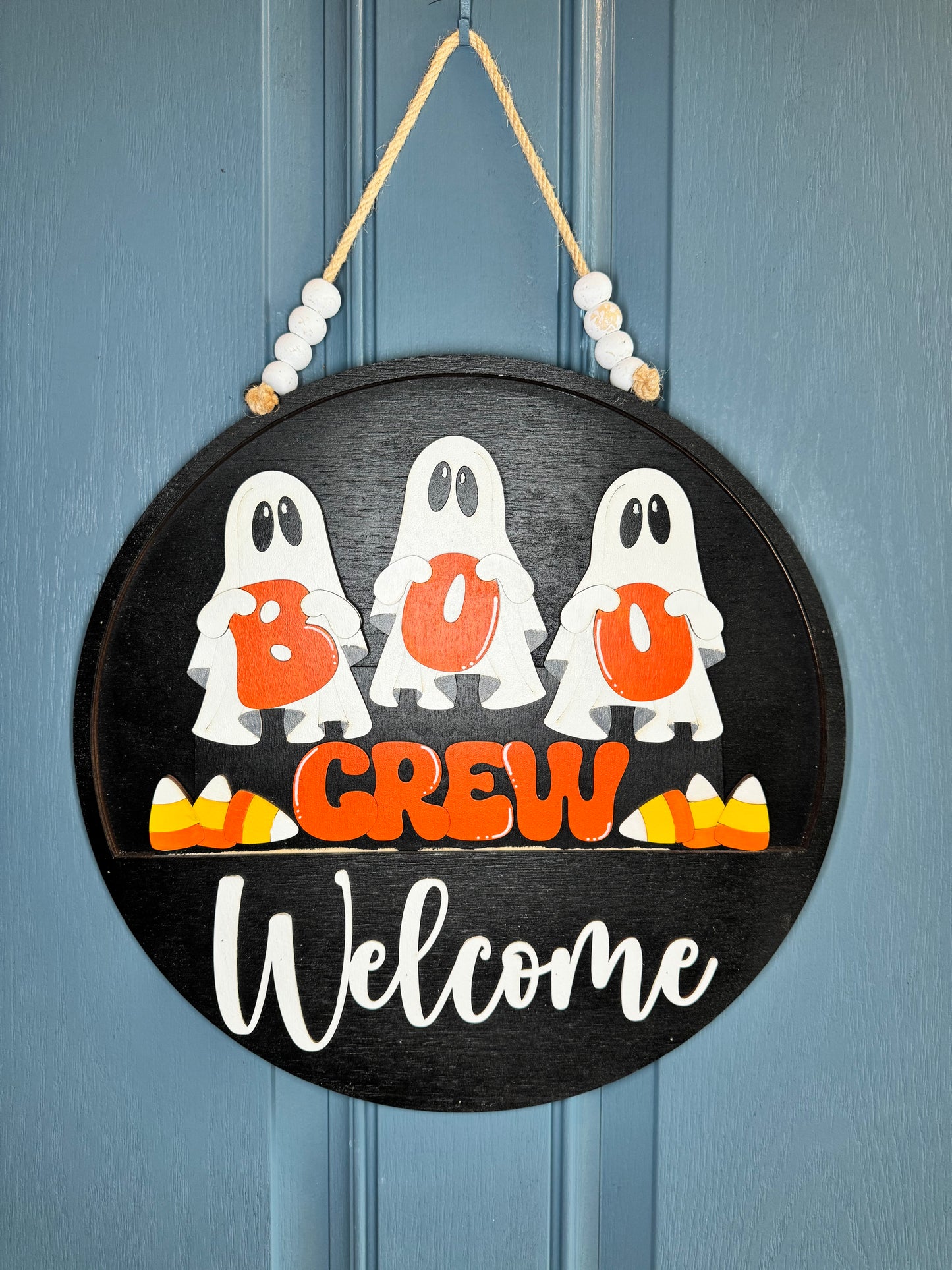 Boo Crew Halloween Insert for Welcome Sign