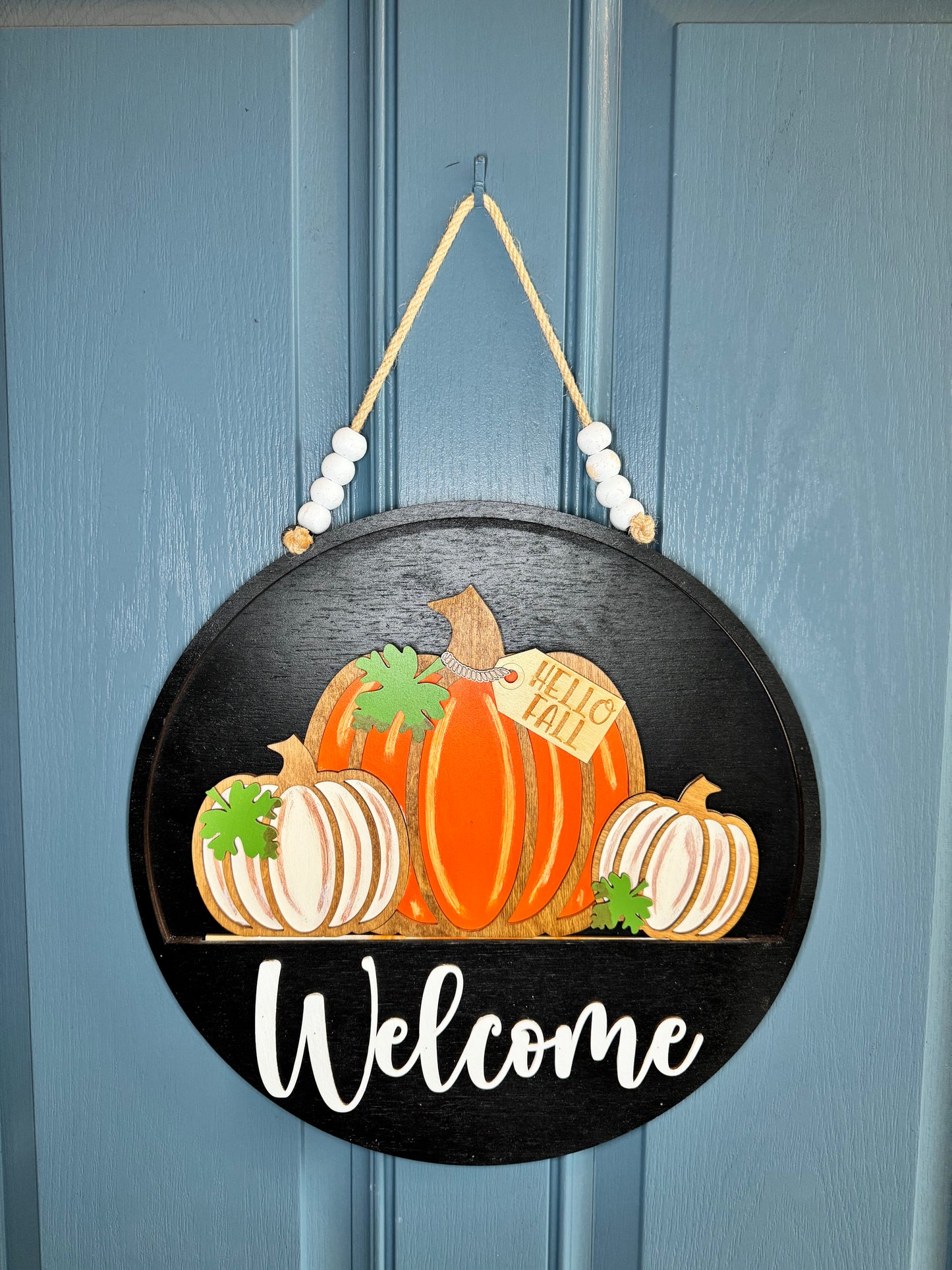 Fall Pumpkins Insert for Welcome Sign
