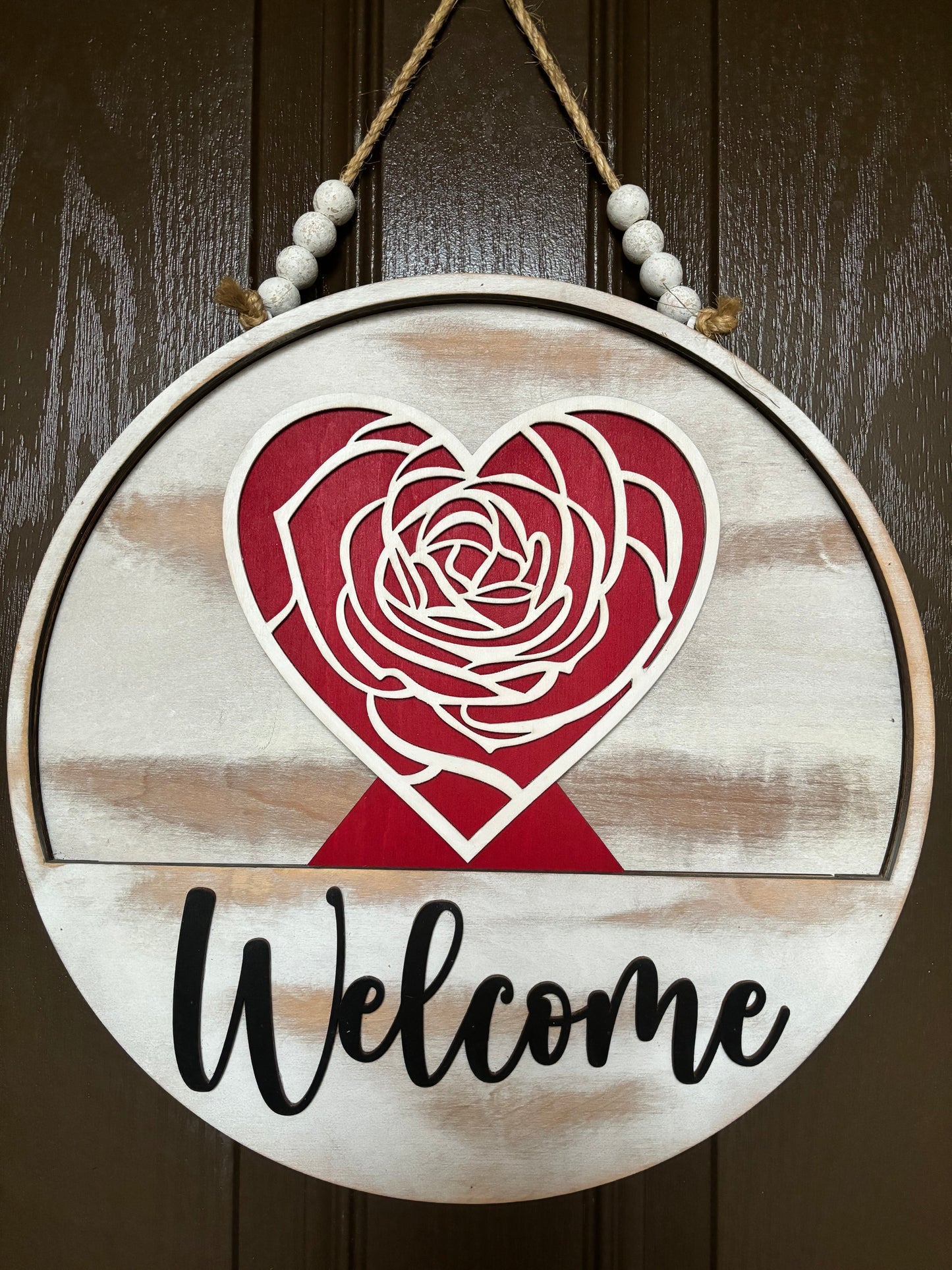 Valentine Heart Insert for Welcome Sign