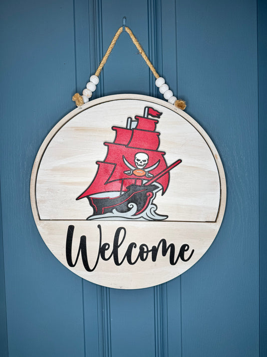 Sports Tampa Football Insert for Welcome Sign