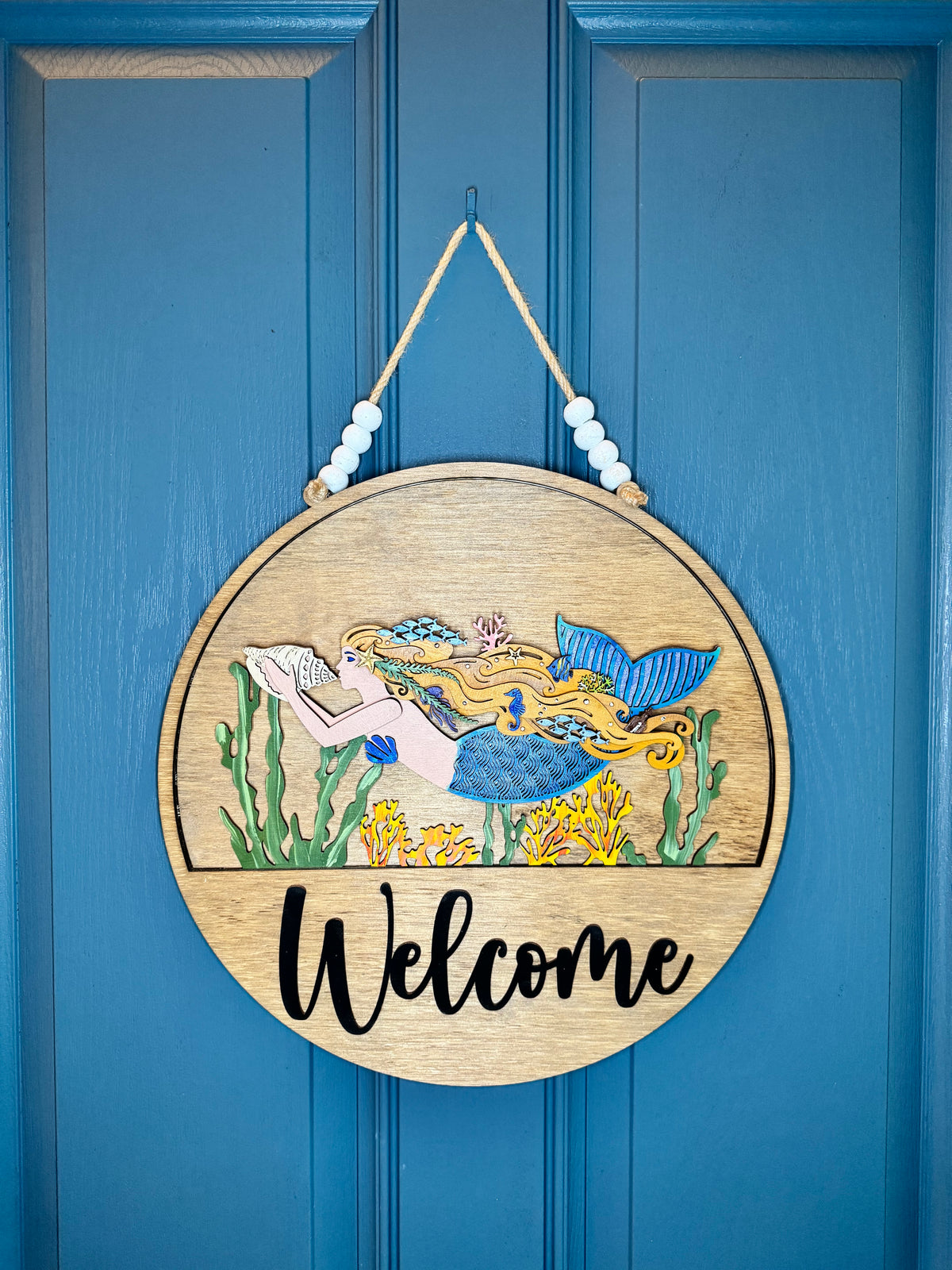 Mermaid Mandela Insert for Welcome Sign