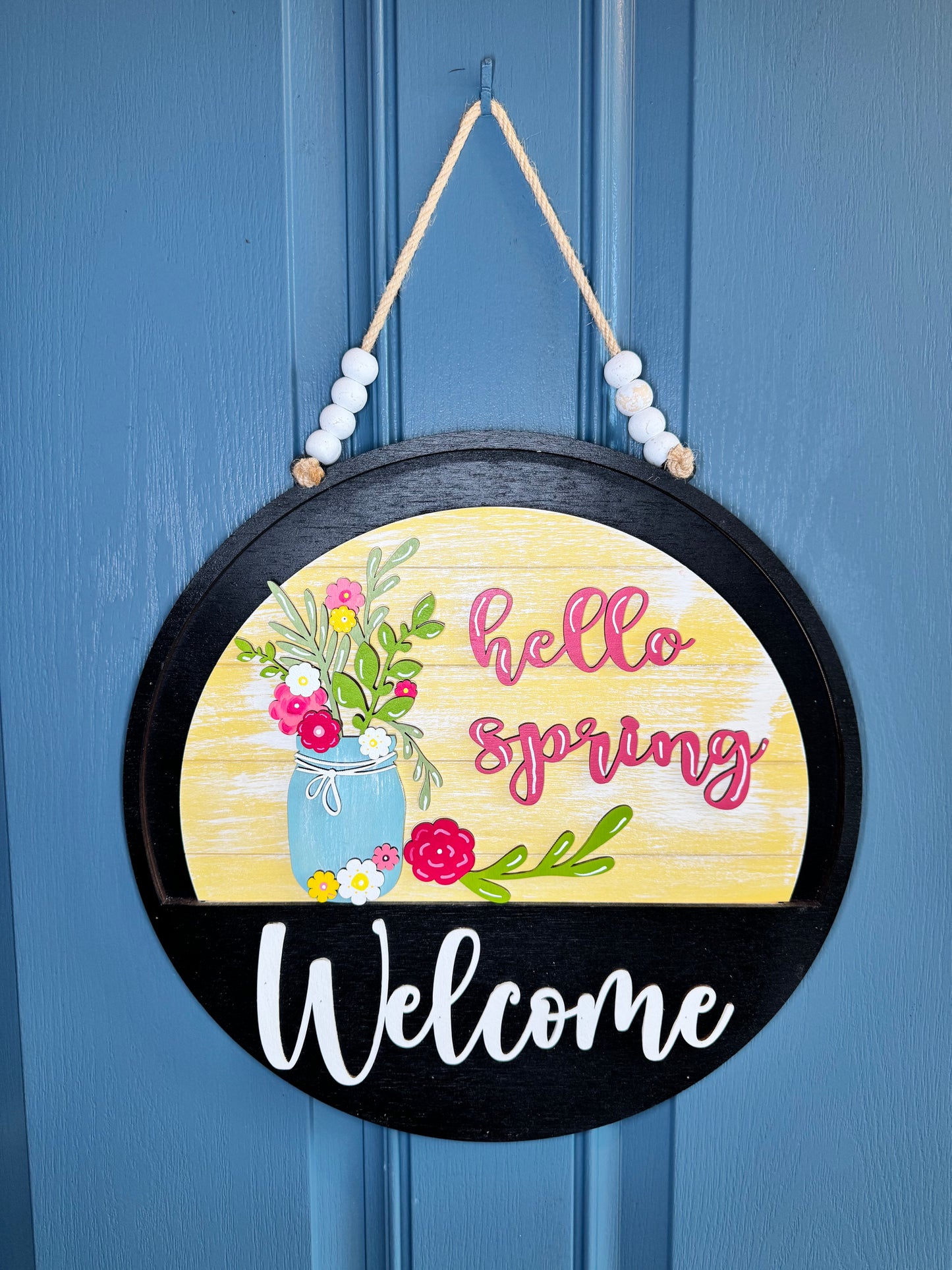 Hello Spring Insert for Welcome Sign