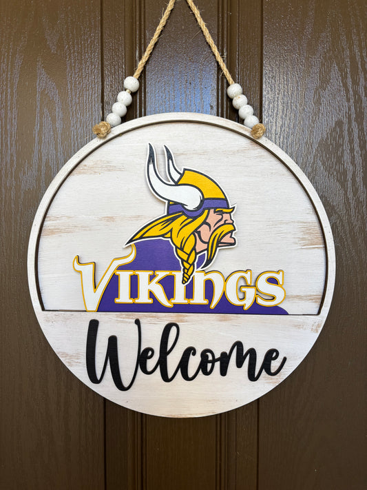 Sports Viking Insert for Welcome Sign