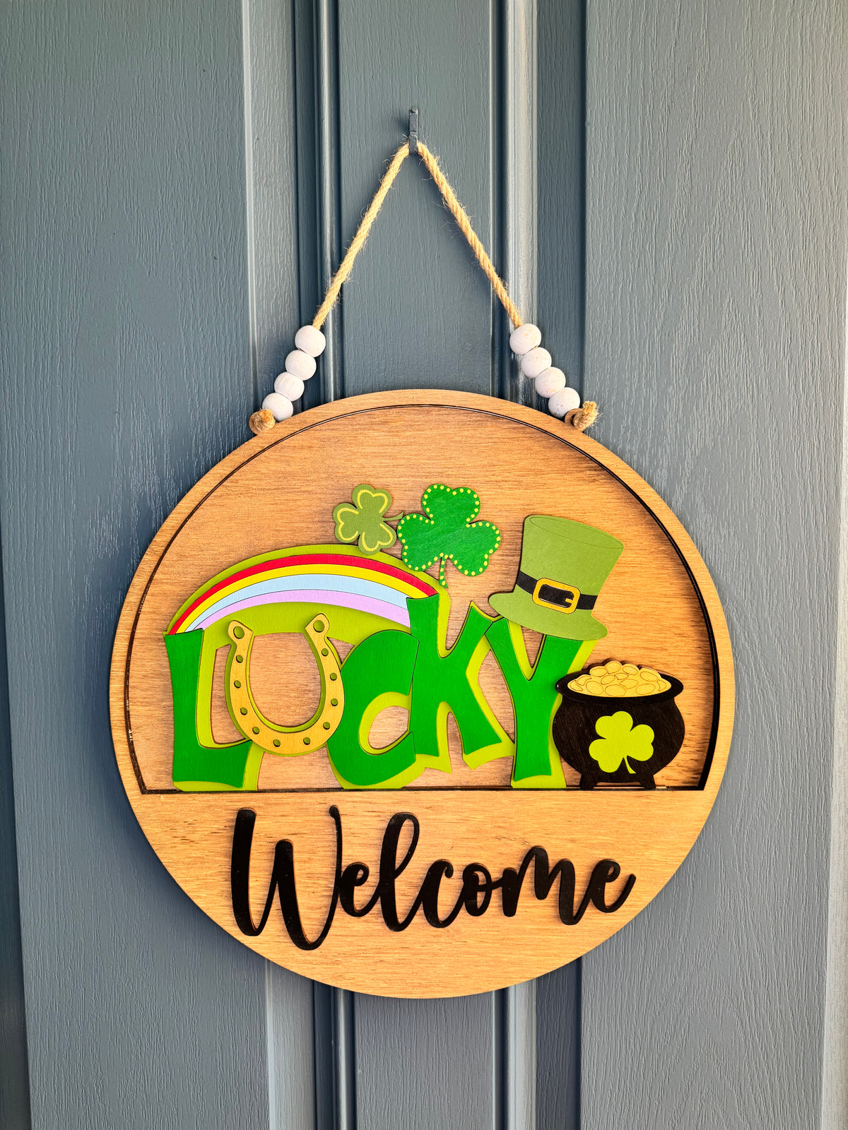 St. Patrick’s Day Lucky Insert for Welcome Sign