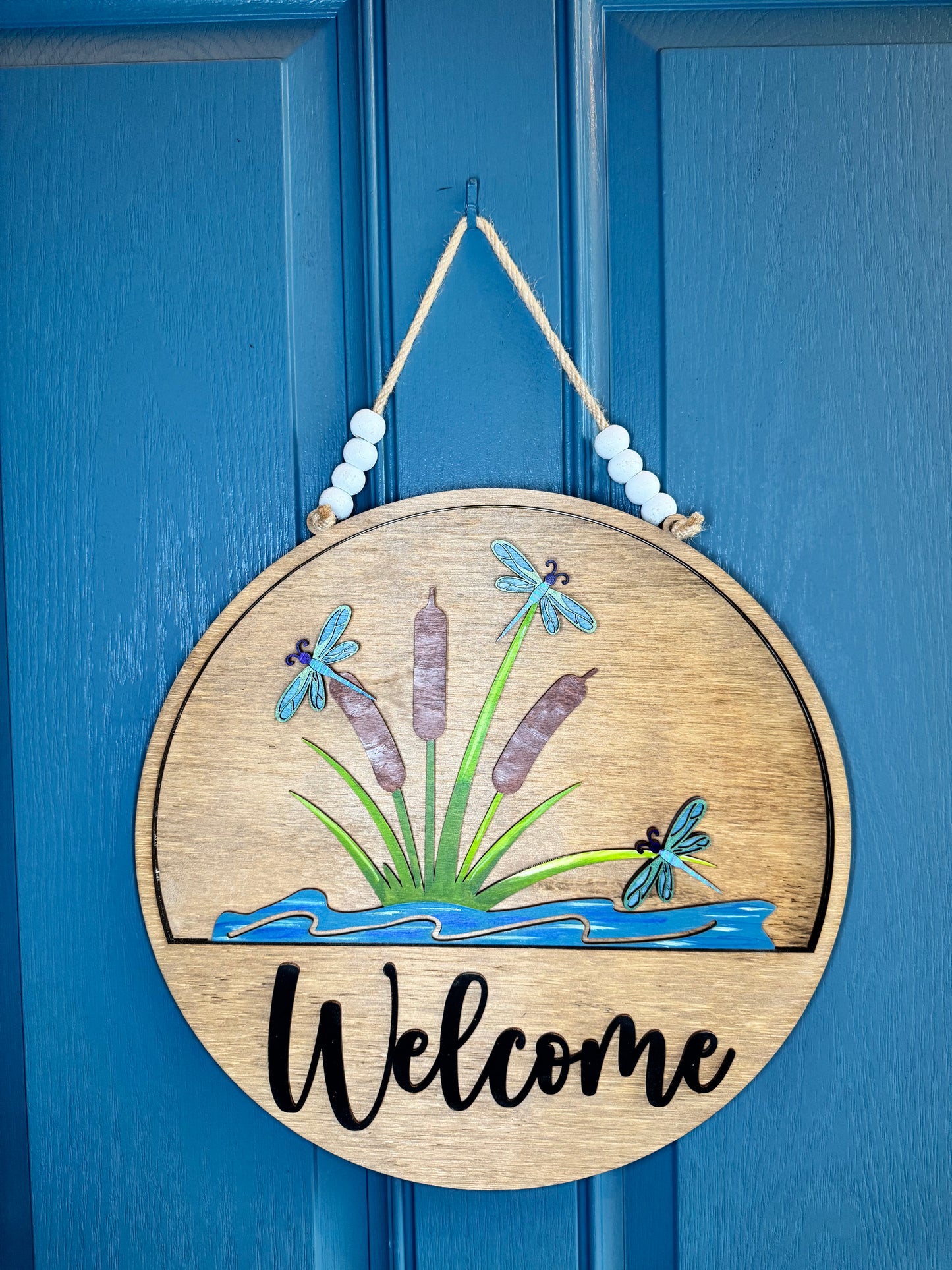 Dragonfly Insert for Welcome Sign