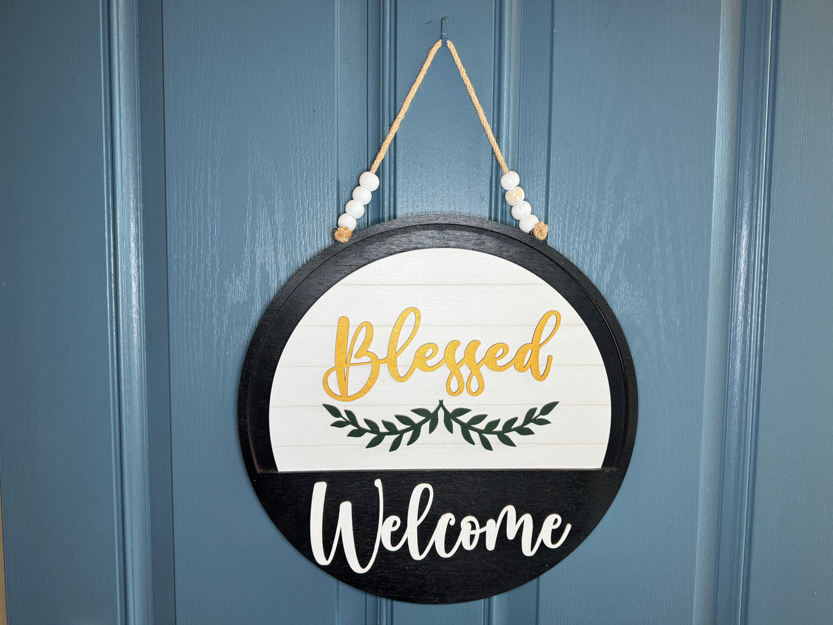 Blessed Insert for Welcome Sign