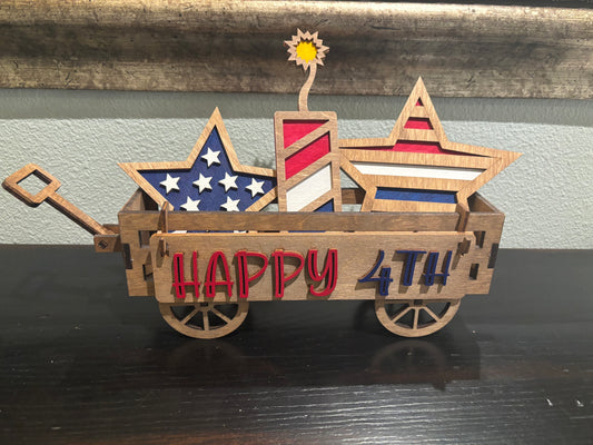4th of July Insert for Wagon