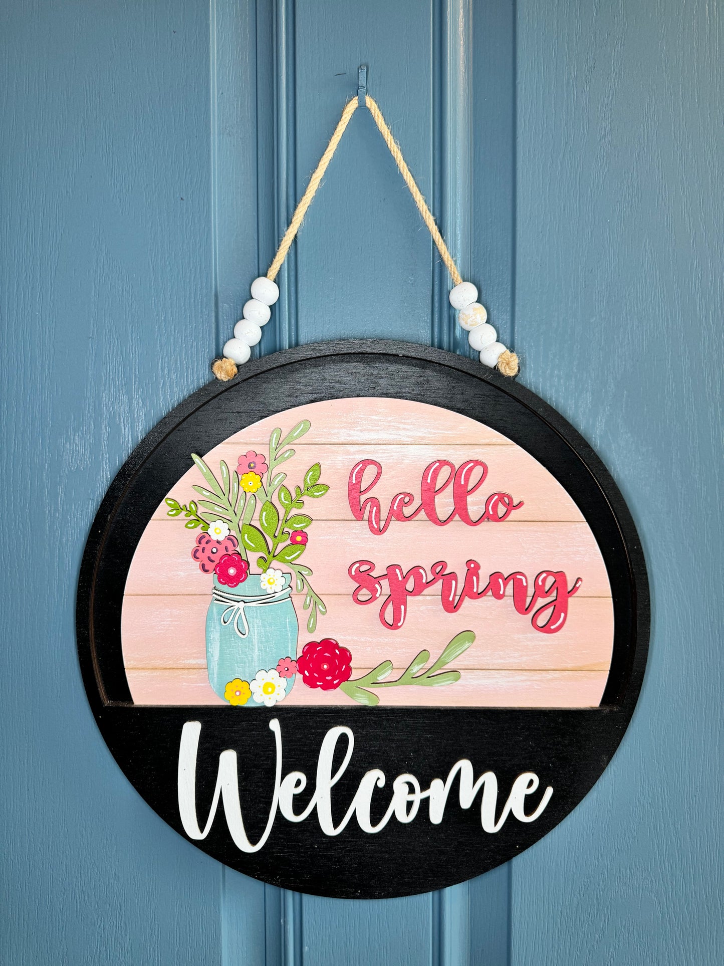 Hello Spring Insert for Welcome Sign