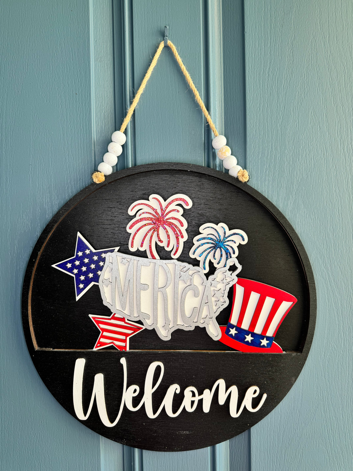 America Insert for Welcome Sign