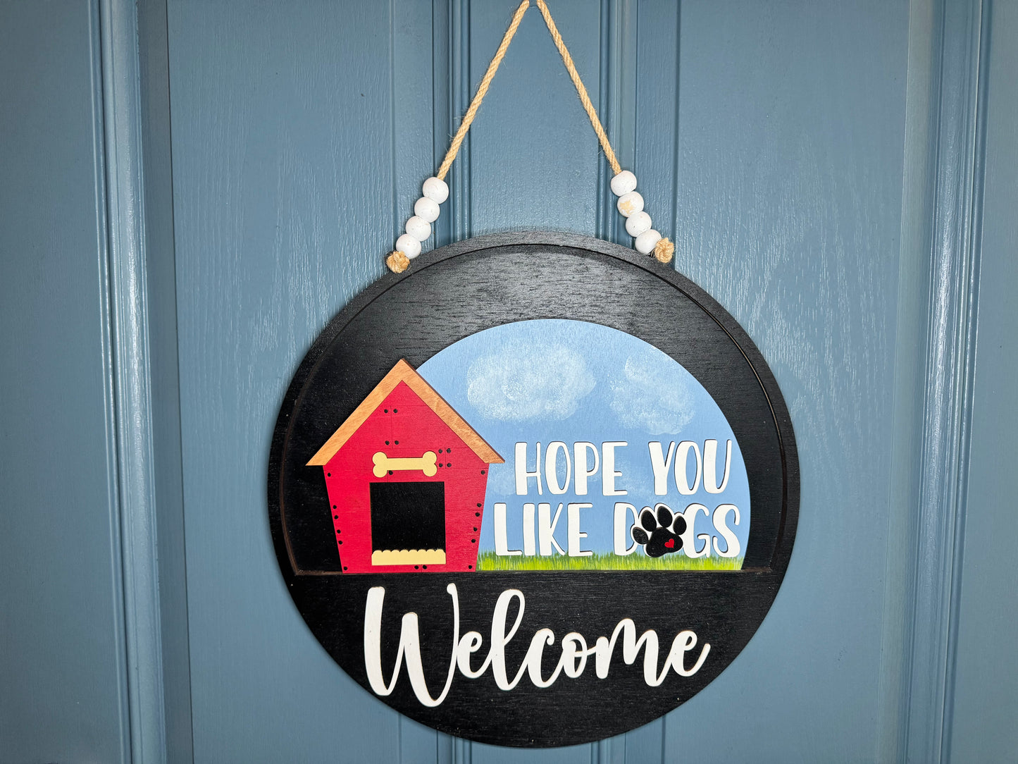 Hope You Like Dogs Insert for Welcome Sign