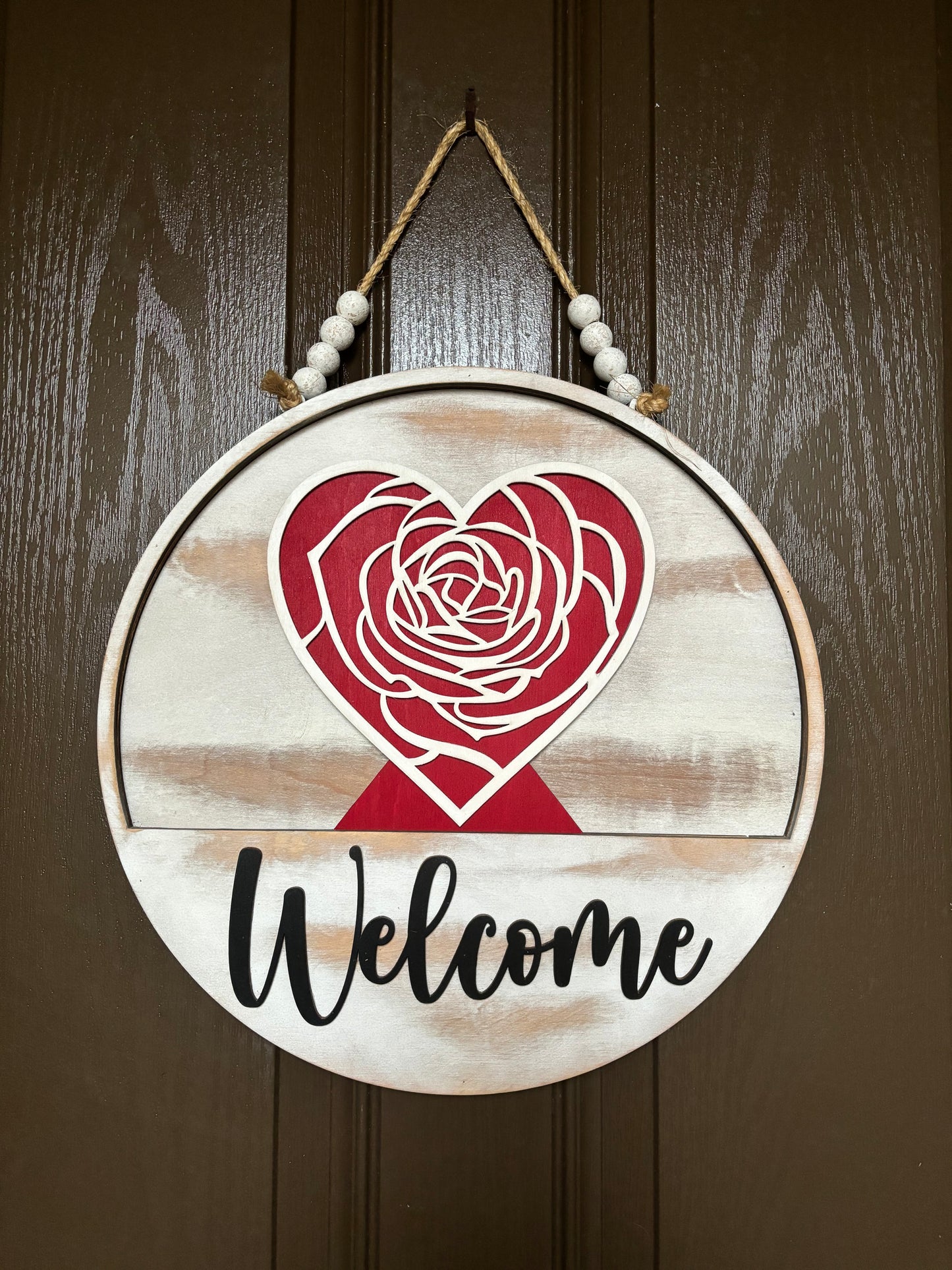 Valentine Heart Insert for Welcome Sign