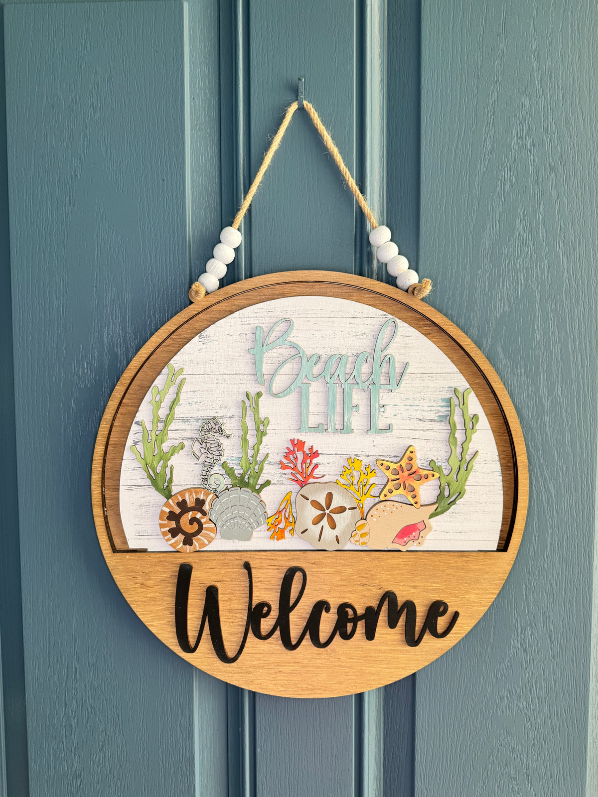 Beach Life Insert for Welcome Sign