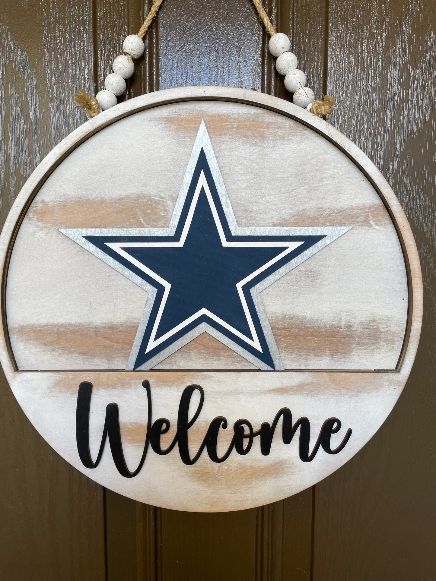 Sports Cowboys Insert for Welcome Sign