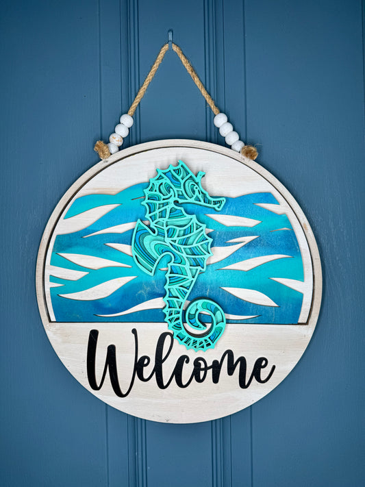 Seahorse Insert for Welcome Sign