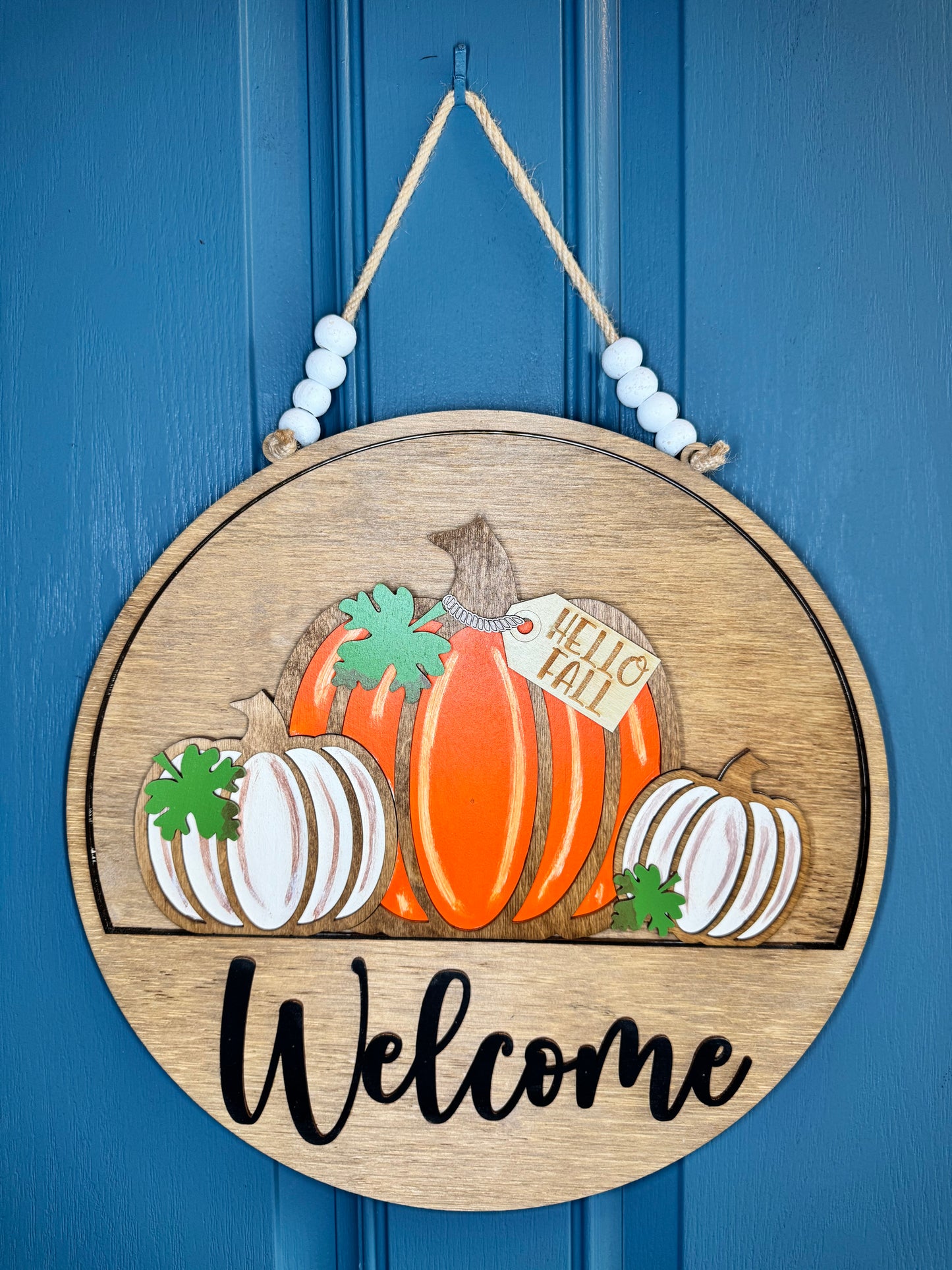 Fall Pumpkins Insert for Welcome Sign