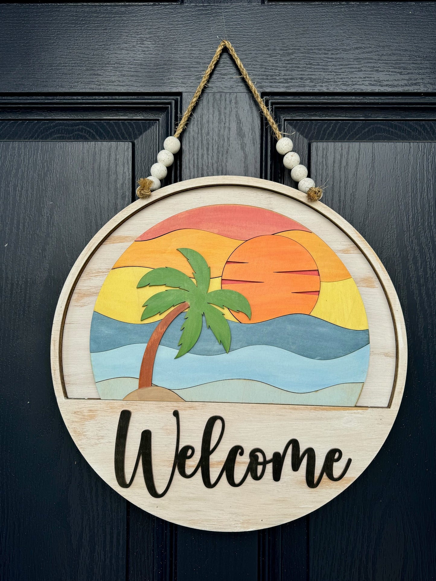 Watercolor Sunset Insert for Welcome Sign