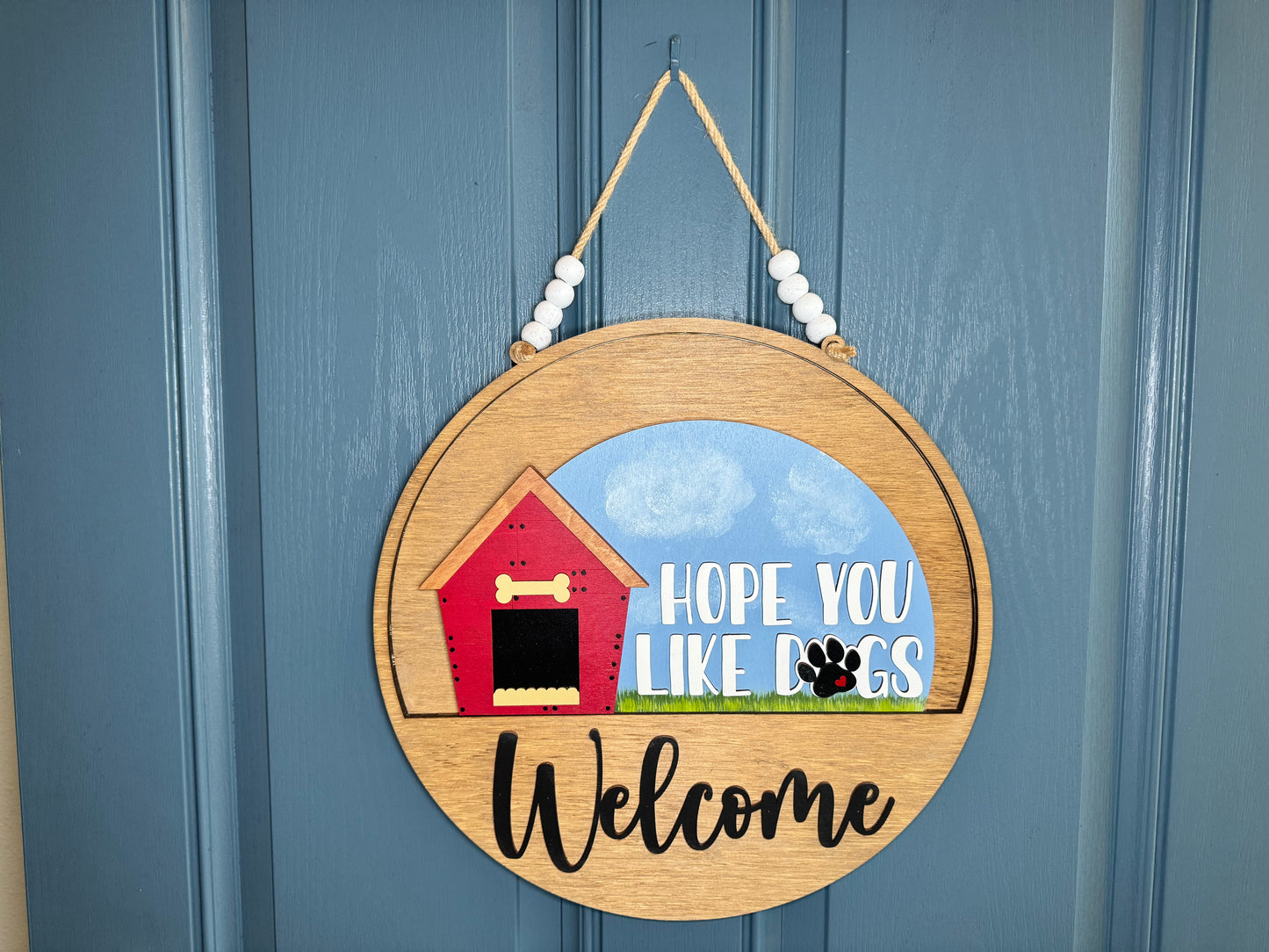 Hope You Like Dogs Insert for Welcome Sign
