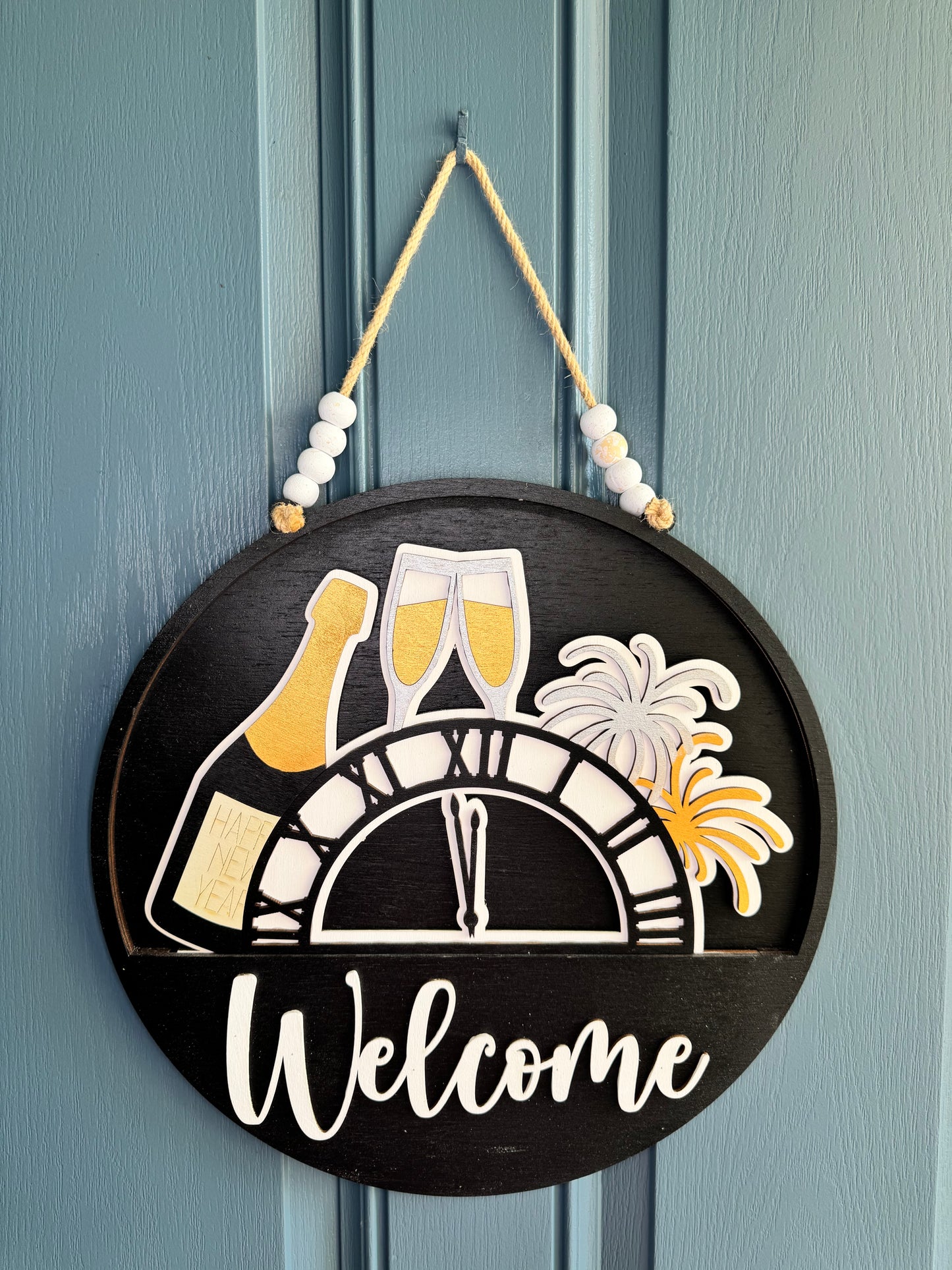 New Year’s Eve Insert for Welcome Sign