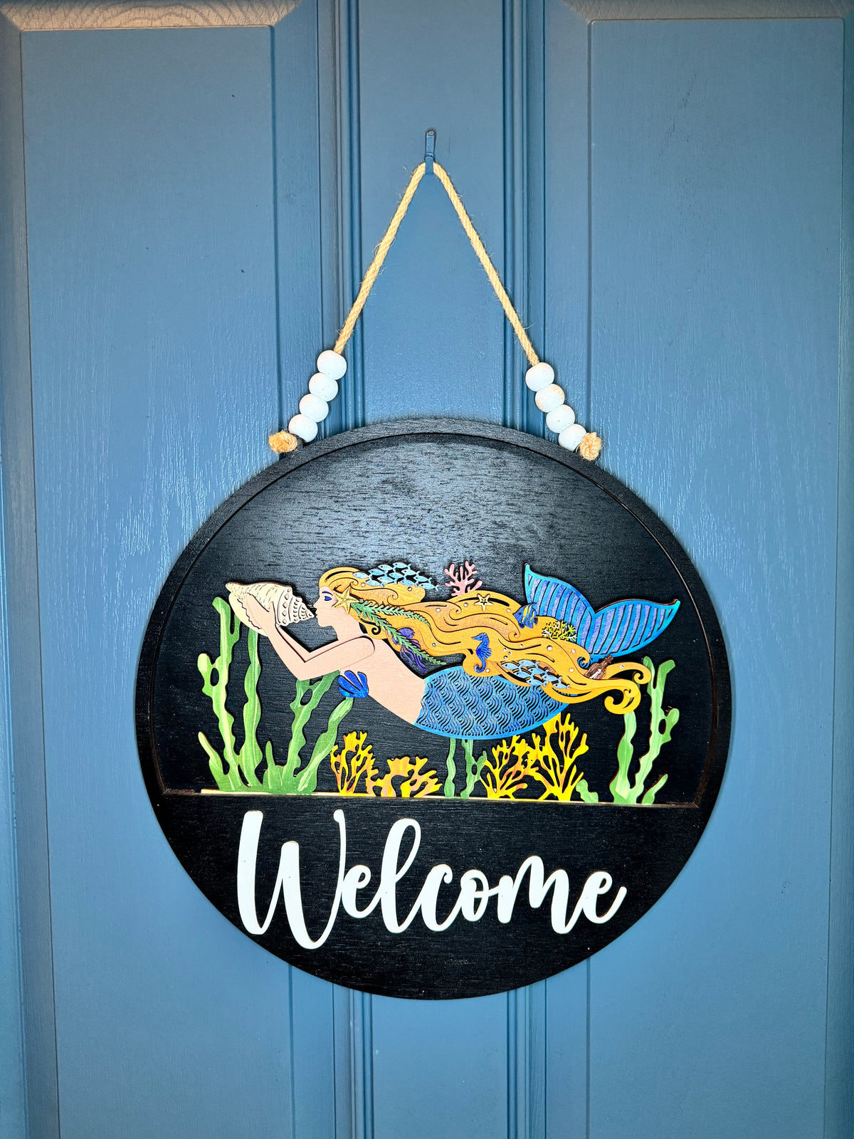 Mermaid Mandela Insert for Welcome Sign