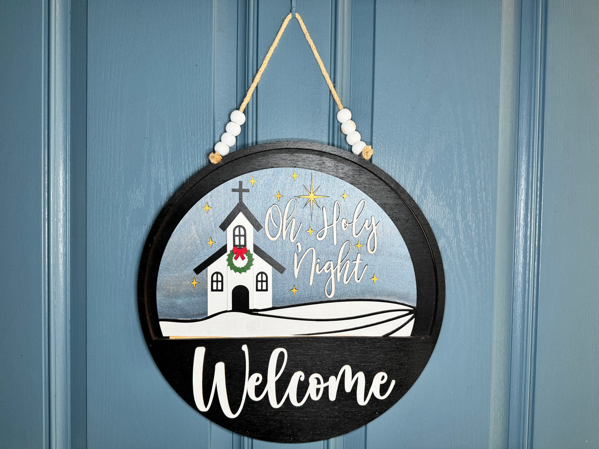 Christmas: Oh Holy Night Insert for Welcome Sign