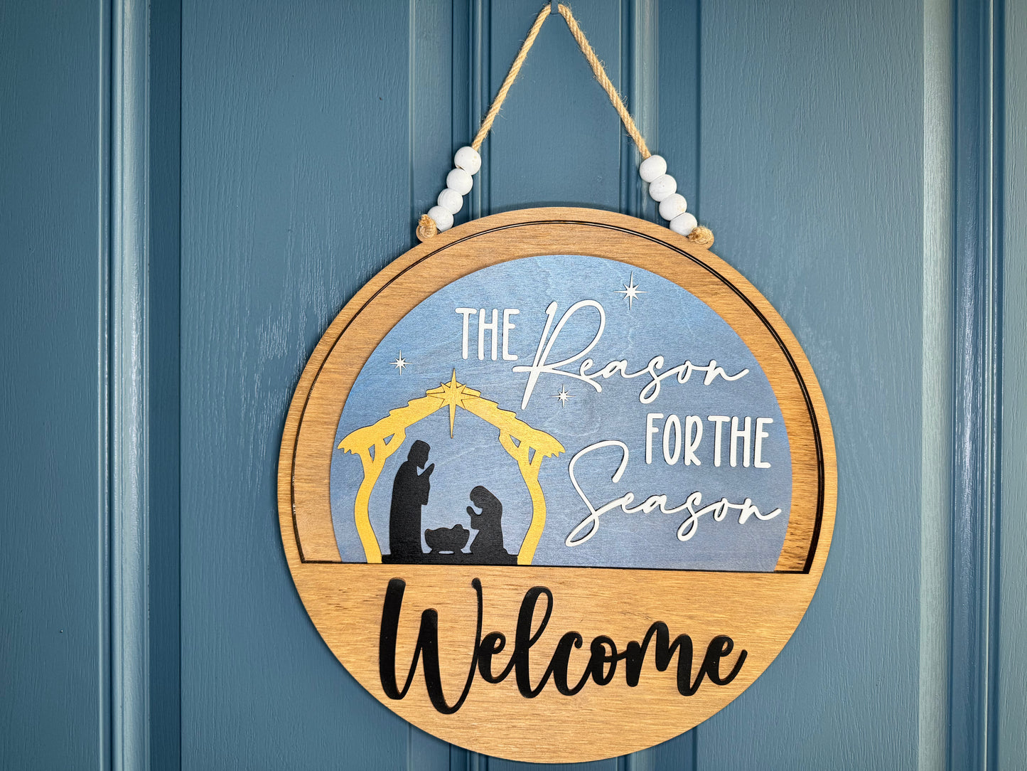 Christmas: Reason for the Season Insert for Welcome Sign
